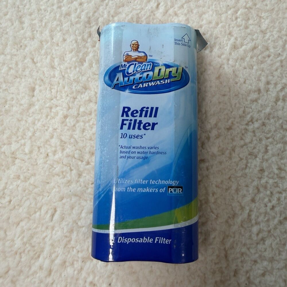Mr Clean AutoDry Carwash System 10 Uses Refill Disposable Filter